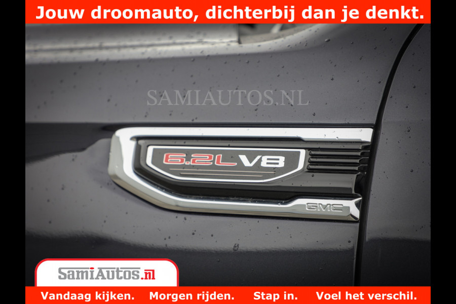 GMC Sierra DENALI | All-In Prijs | 6,2 V8 Full Option | De Meest Luxe Pick-Up in zijn Klasse | Comfortabele Dubbele Cabine met Royale 5 Zitplaatsen | BPM vrij | Nu Leverbaar uit Voorraad | Voorraad Nr 420229
