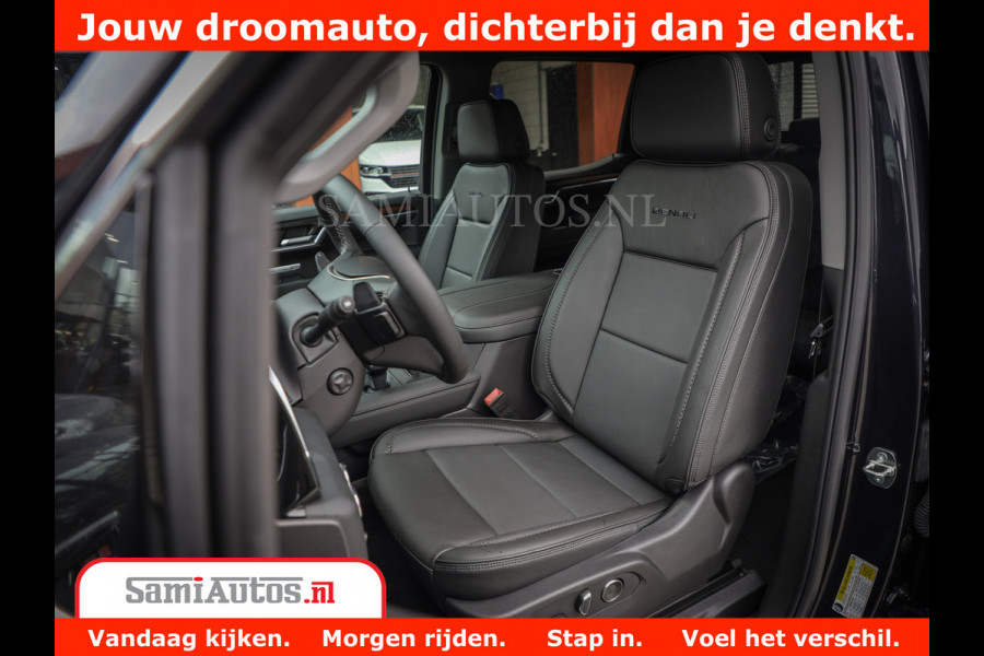 GMC Sierra DENALI | All-In Prijs | 6,2 V8 Full Option | De Meest Luxe Pick-Up in zijn Klasse | Comfortabele Dubbele Cabine met Royale 5 Zitplaatsen | BPM vrij | Nu Leverbaar uit Voorraad | Voorraad Nr 420229
