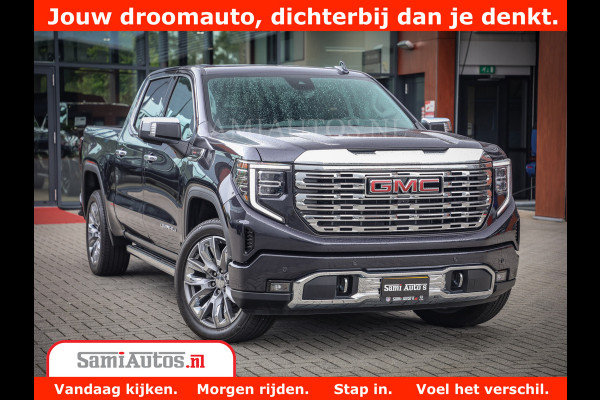 GMC Sierra DENALI | All-In Prijs | 6,2 V8 Full Option | De Meest Luxe Pick-Up in zijn Klasse | Comfortabele Dubbele Cabine met Royale 5 Zitplaatsen | BPM vrij | Nu Leverbaar uit Voorraad | Voorraad Nr 420229