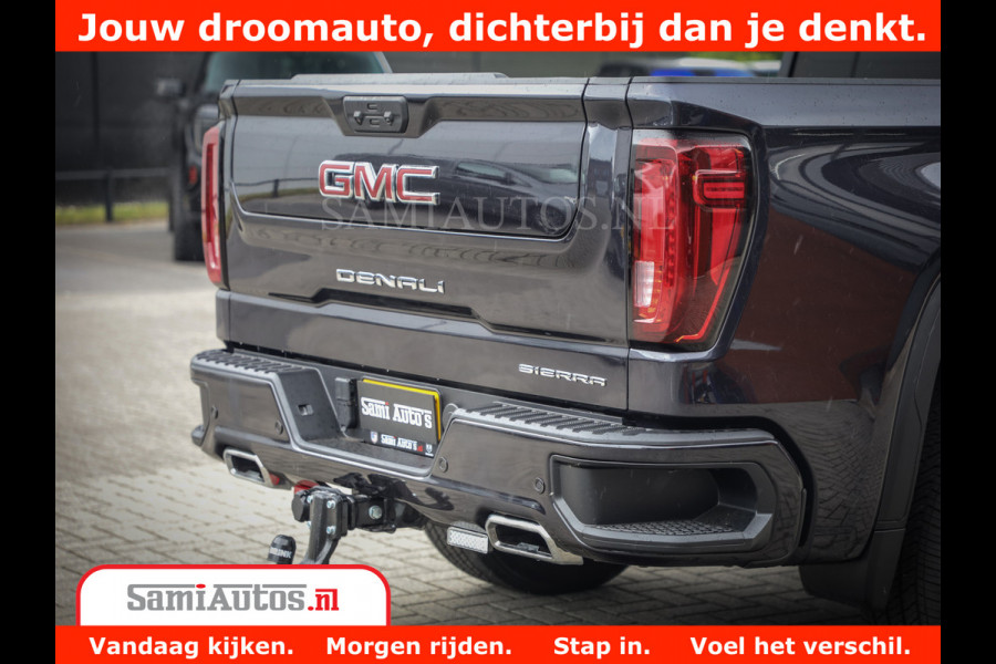 GMC Sierra DENALI | All-In Prijs | 6,2 V8 Full Option | De Meest Luxe Pick-Up in zijn Klasse | Comfortabele Dubbele Cabine met Royale 5 Zitplaatsen | BPM vrij | Nu Leverbaar uit Voorraad | Voorraad Nr 420229