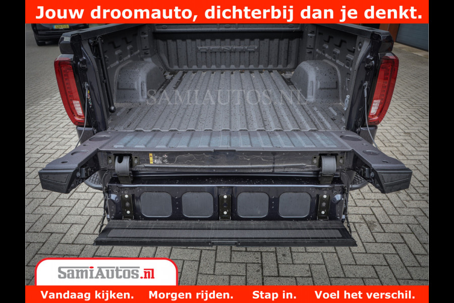 GMC Sierra DENALI | All-In Prijs | 6,2 V8 Full Option | De Meest Luxe Pick-Up in zijn Klasse | Comfortabele Dubbele Cabine met Royale 5 Zitplaatsen | BPM vrij | Nu Leverbaar uit Voorraad | Voorraad Nr 420229