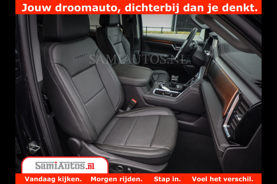 GMC Sierra DENALI | All-In Prijs | 6,2 V8 Full Option | De Meest Luxe Pick-Up in zijn Klasse | Comfortabele Dubbele Cabine met Royale 5 Zitplaatsen | BPM vrij | Nu Leverbaar uit Voorraad | Voorraad Nr 420229