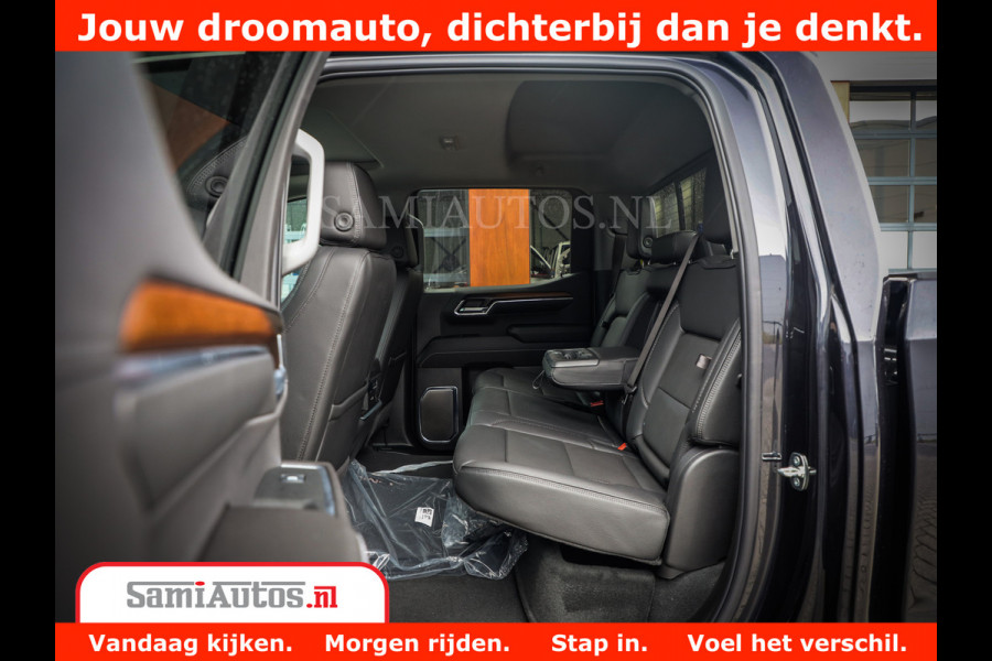 GMC Sierra DENALI | All-In Prijs | 6,2 V8 Full Option | De Meest Luxe Pick-Up in zijn Klasse | Comfortabele Dubbele Cabine met Royale 5 Zitplaatsen | BPM vrij | Nu Leverbaar uit Voorraad | Voorraad Nr 420229