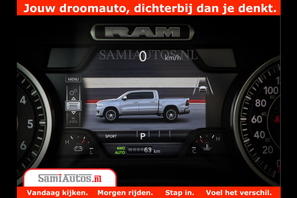 Dodge Ram 1500 Laramie Sport | 420HP 636NM | Stoere Sport en indrukwekkende kleur | Comfortabele Dubbele Cabine met Royale 5 Zitplaatsen | Nu Leverbaar uit Voorraad | Voorraad Nr 2218 - 3854