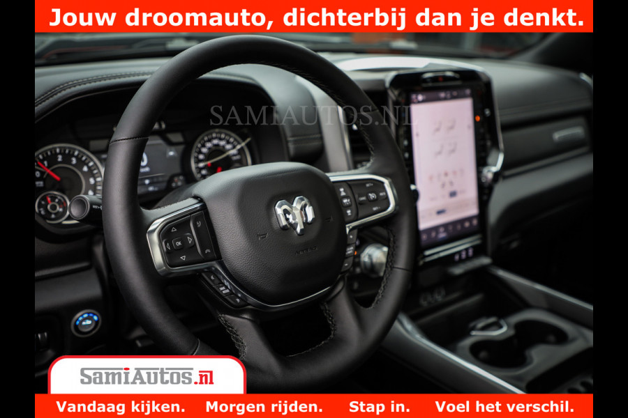 Dodge Ram 1500 Laramie Sport | 420HP 636NM | Stoere Sport en indrukwekkende kleur | Comfortabele Dubbele Cabine met Royale 5 Zitplaatsen | Nu Leverbaar uit Voorraad | Voorraad Nr 2218 - 3854