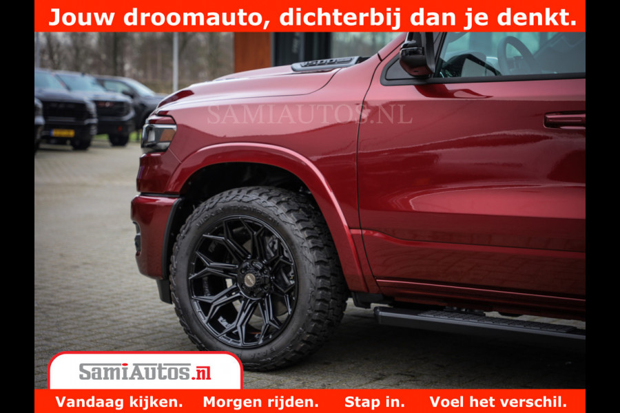 Dodge Ram 1500 Laramie Sport | 420HP 636NM | Stoere Sport en indrukwekkende kleur | Comfortabele Dubbele Cabine met Royale 5 Zitplaatsen | Nu Leverbaar uit Voorraad | Voorraad Nr 2218 - 3854