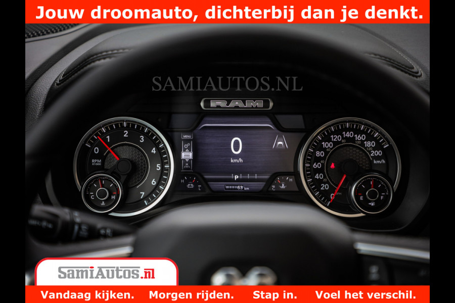 Dodge Ram 1500 Laramie Sport | 420HP 636NM | Stoere Sport en indrukwekkende kleur | Comfortabele Dubbele Cabine met Royale 5 Zitplaatsen | Nu Leverbaar uit Voorraad | Voorraad Nr 2218 - 3854