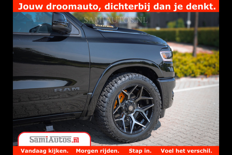 Dodge Ram 1500 Limited Night High Output 540HP 706Nm | Massage + Full Option | De Meest Luxe en Volle Pick-Up in zijn Klasse | Comfortabele Dubbele Cabine met Royale 5 Zitplaatsen | BPM vrij | Nu Leverbaar uit Voorraad | Voorraad Nr 2324 - 5142