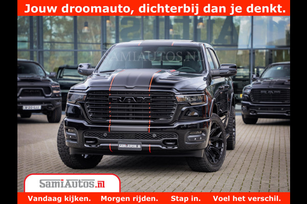 Dodge Ram 1500 Night Premium | Full Option | De Meest Luxe Pick-Up in zijn Klasse | Comfortabele Dubbele Cabine met Royale 5 Zitplaatsen | BPM vrij | Nu Leverbaar uit Voorraad | Voorraad Nr 2283 - 3326