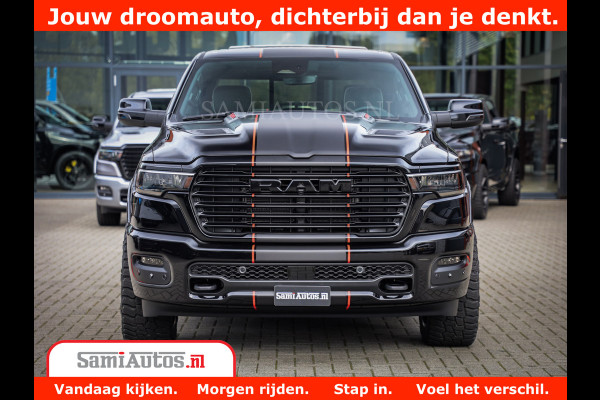 Dodge Ram 1500 Night Premium | Full Option | De Meest Luxe Pick-Up in zijn Klasse | Comfortabele Dubbele Cabine met Royale 5 Zitplaatsen | BPM vrij | Nu Leverbaar uit Voorraad | Voorraad Nr 2283 - 3326