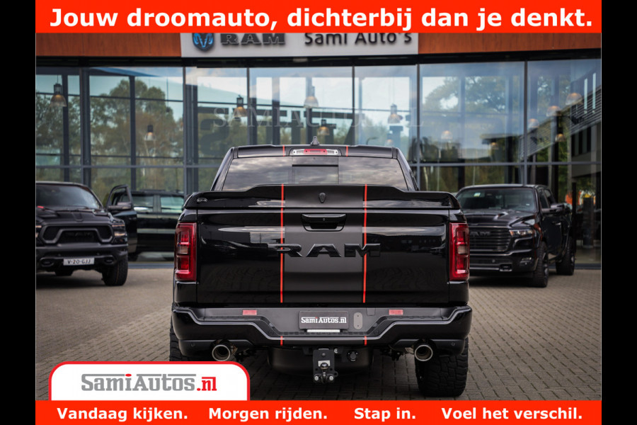 Dodge Ram 1500 Night Premium | Full Option | De Meest Luxe Pick-Up in zijn Klasse | Comfortabele Dubbele Cabine met Royale 5 Zitplaatsen | BPM vrij | Nu Leverbaar uit Voorraad | Voorraad Nr 2283 - 3326