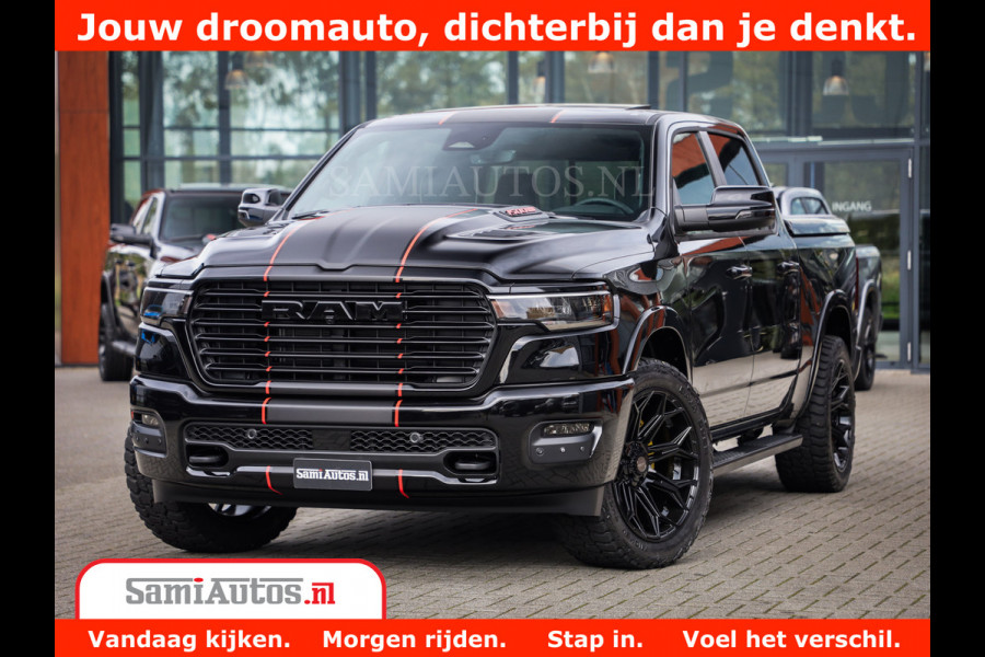 Dodge Ram 1500 Night Premium | Full Option | De Meest Luxe Pick-Up in zijn Klasse | Comfortabele Dubbele Cabine met Royale 5 Zitplaatsen | BPM vrij | Nu Leverbaar uit Voorraad | Voorraad Nr 2283 - 3326