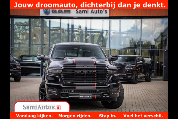 Dodge Ram 1500 Night Premium | Full Option | De Meest Luxe Pick-Up in zijn Klasse | Comfortabele Dubbele Cabine met Royale 5 Zitplaatsen | BPM vrij | Nu Leverbaar uit Voorraad | Voorraad Nr 2283 - 3326