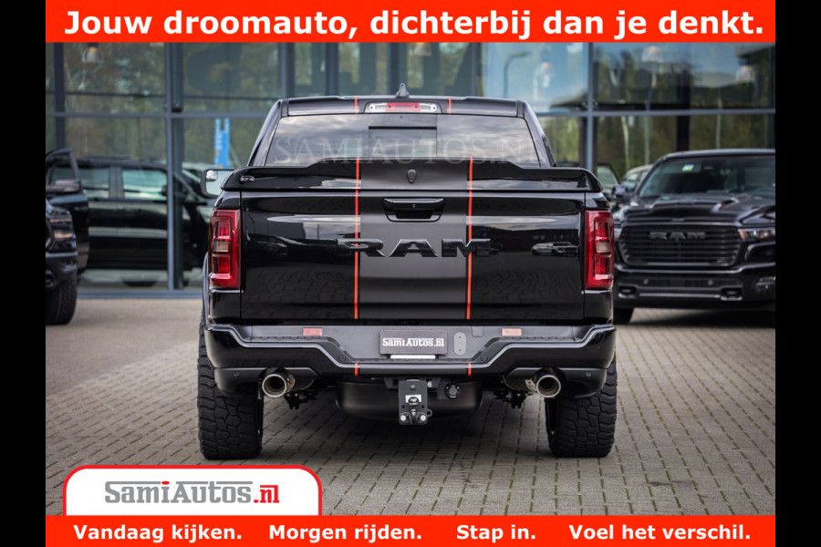 Dodge Ram 1500 Night Premium | Full Option | De Meest Luxe Pick-Up in zijn Klasse | Comfortabele Dubbele Cabine met Royale 5 Zitplaatsen | BPM vrij | Nu Leverbaar uit Voorraad | Voorraad Nr 2283 - 3326