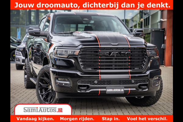 Dodge Ram 1500 Night Premium | Full Option | De Meest Luxe Pick-Up in zijn Klasse | Comfortabele Dubbele Cabine met Royale 5 Zitplaatsen | BPM vrij | Nu Leverbaar uit Voorraad | Voorraad Nr 2283 - 3326
