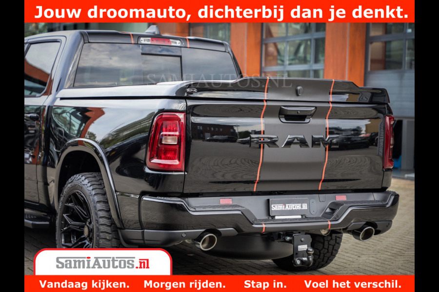 Dodge Ram 1500 Night Premium | Full Option | De Meest Luxe Pick-Up in zijn Klasse | Comfortabele Dubbele Cabine met Royale 5 Zitplaatsen | BPM vrij | Nu Leverbaar uit Voorraad | Voorraad Nr 2283 - 3326