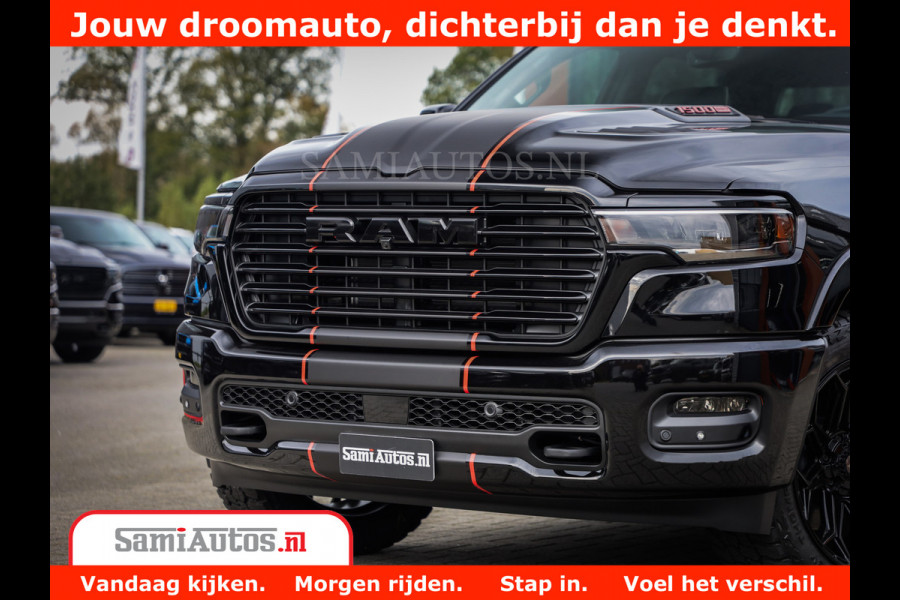 Dodge Ram 1500 Night Premium | Full Option | De Meest Luxe Pick-Up in zijn Klasse | Comfortabele Dubbele Cabine met Royale 5 Zitplaatsen | BPM vrij | Nu Leverbaar uit Voorraad | Voorraad Nr 2283 - 3326