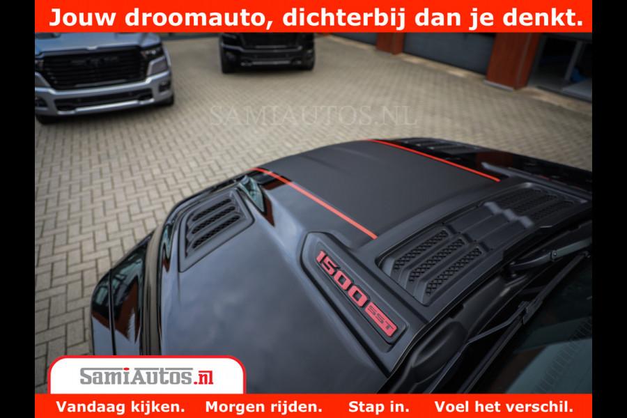 Dodge Ram 1500 Night Premium | Full Option | De Meest Luxe Pick-Up in zijn Klasse | Comfortabele Dubbele Cabine met Royale 5 Zitplaatsen | BPM vrij | Nu Leverbaar uit Voorraad | Voorraad Nr 2283 - 3326