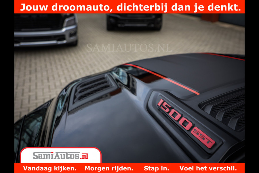 Dodge Ram 1500 Night Premium | Full Option | De Meest Luxe Pick-Up in zijn Klasse | Comfortabele Dubbele Cabine met Royale 5 Zitplaatsen | BPM vrij | Nu Leverbaar uit Voorraad | Voorraad Nr 2283 - 3326
