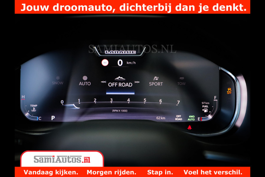 Dodge Ram 1500 Night Premium | Full Option | De Meest Luxe Pick-Up in zijn Klasse | Comfortabele Dubbele Cabine met Royale 5 Zitplaatsen | BPM vrij | Nu Leverbaar uit Voorraad | Voorraad Nr 2283 - 3326