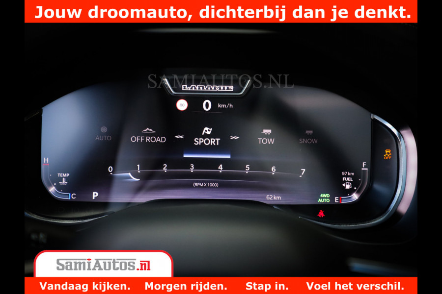 Dodge Ram 1500 Night Premium | Full Option | De Meest Luxe Pick-Up in zijn Klasse | Comfortabele Dubbele Cabine met Royale 5 Zitplaatsen | BPM vrij | Nu Leverbaar uit Voorraad | Voorraad Nr 2283 - 3326