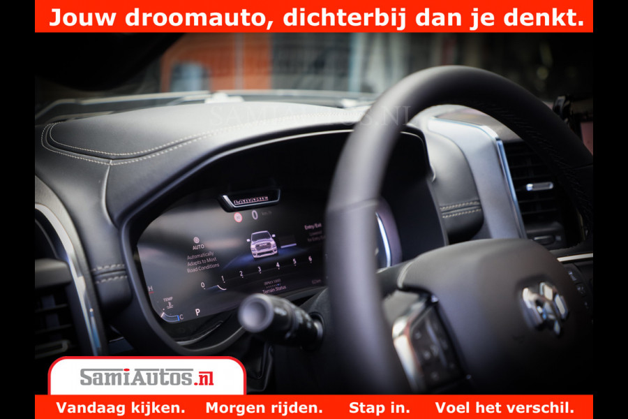 Dodge Ram 1500 Night Premium | Full Option | De Meest Luxe Pick-Up in zijn Klasse | Comfortabele Dubbele Cabine met Royale 5 Zitplaatsen | BPM vrij | Nu Leverbaar uit Voorraad | Voorraad Nr 2283 - 3326