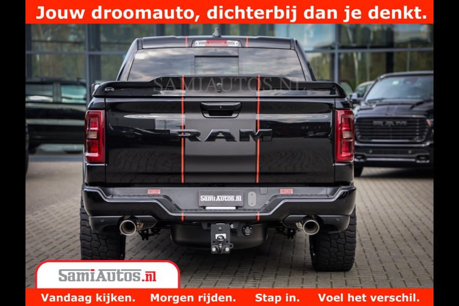 Dodge Ram 1500 Night Premium | Full Option | De Meest Luxe Pick-Up in zijn Klasse | Comfortabele Dubbele Cabine met Royale 5 Zitplaatsen | BPM vrij | Nu Leverbaar uit Voorraad | Voorraad Nr 2283 - 3326