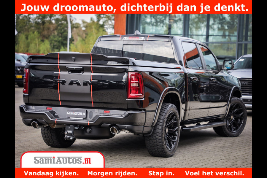 Dodge Ram 1500 Night Premium | Full Option | De Meest Luxe Pick-Up in zijn Klasse | Comfortabele Dubbele Cabine met Royale 5 Zitplaatsen | BPM vrij | Nu Leverbaar uit Voorraad | Voorraad Nr 2283 - 3326