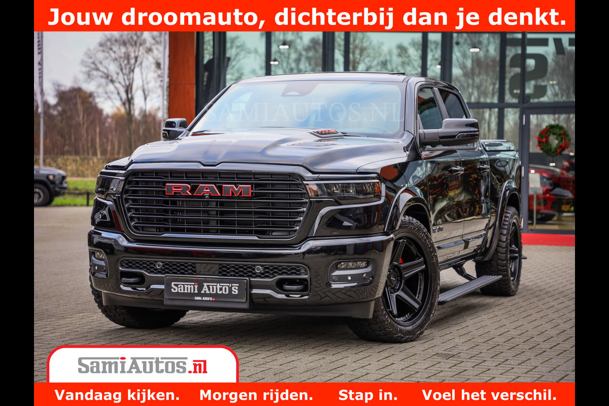 Dodge Ram 1500 Night Premium | Full Option | De Meest Luxe Pick-Up in zijn Klasse | Comfortabele Dubbele Cabine met Royale 5 Zitplaatsen | BPM vrij | Nu Leverbaar uit Voorraad | Voorraad Nr 2287 - 3384 Dodge Ram 1500 Night Premium | Full Option | De Meest Luxe Pick-Up in zijn Klasse | Comfortabele Dubbele Cabine met Royale 5 Zitplaatsen | BPM vrij | Nu Leverbaar uit Voorraad | Voorraad Nr 2287 - 3384