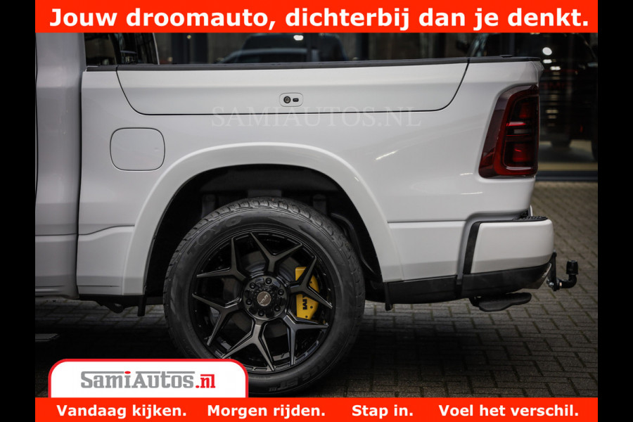 Dodge Ram 1500 Limited Night High Output 540HP 706Nm | Massage + Full Option | De Meest Luxe en Volle Pick-Up in zijn Klasse | Comfortabele Dubbele Cabine met Royale 5 Zitplaatsen | BPM vrij | Nu Leverbaar uit Voorraad | Voorraad Nr 2336 - 7700