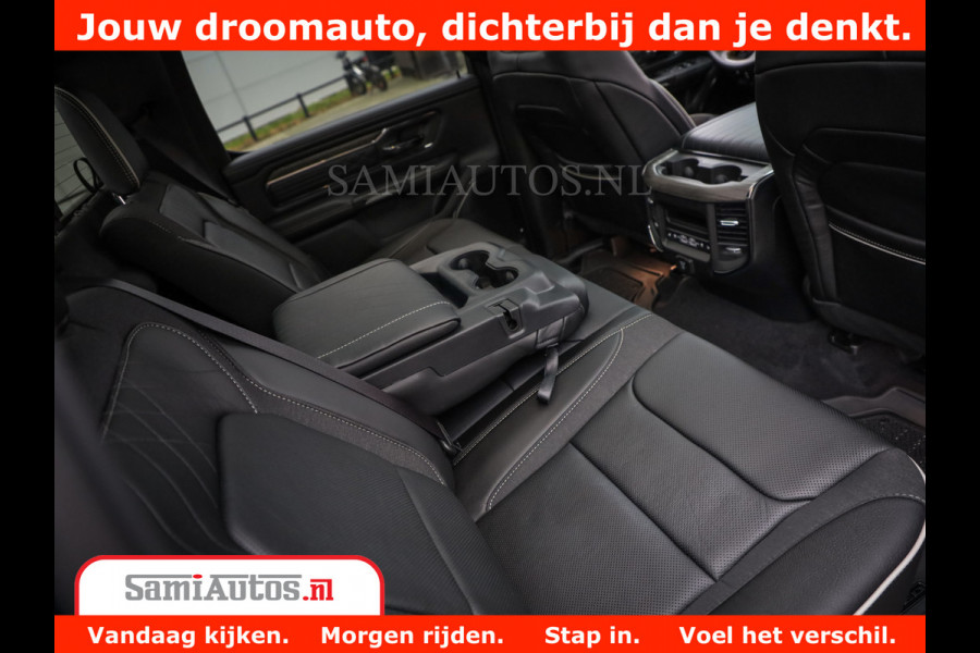 Dodge Ram 1500 Limited Night H.O 540HP 706Nm | Massage + Full Option | De Meest Luxe en Volle Pick-Up in zijn Klasse | Comfortabele Dubbele Cabine met Royale 5 Zitplaatsen | BPM vrij | Nu Leverbaar uit Voorraad | Voorraad Nr 2338 - 5404