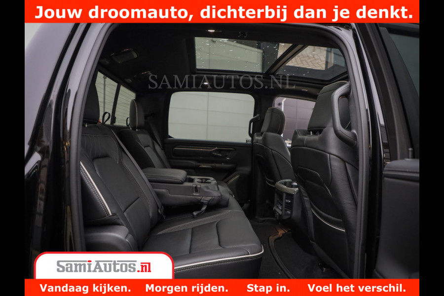 Dodge Ram 1500 Limited Night H.O 540HP 706Nm | Massage + Full Option | De Meest Luxe en Volle Pick-Up in zijn Klasse | Comfortabele Dubbele Cabine met Royale 5 Zitplaatsen | BPM vrij | Nu Leverbaar uit Voorraad | Voorraad Nr 2338 - 5404