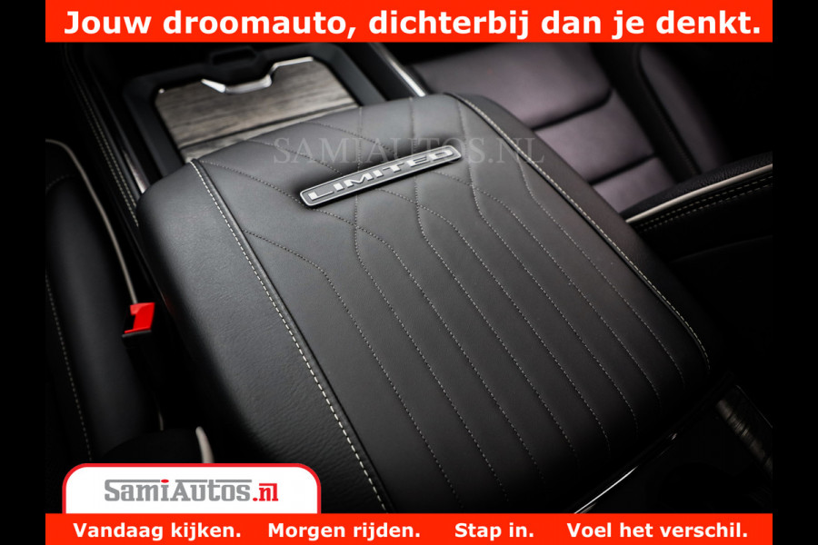 Dodge Ram 1500 Limited Night H.O 540HP 706Nm | Massage + Full Option | De Meest Luxe en Volle Pick-Up in zijn Klasse | Comfortabele Dubbele Cabine met Royale 5 Zitplaatsen | BPM vrij | Nu Leverbaar uit Voorraad | Voorraad Nr 2338 - 5404