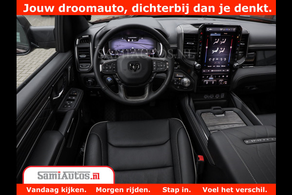 Dodge Ram 1500 Limited Night H.O 540HP 706Nm | Massage + Full Option | De Meest Luxe en Volle Pick-Up in zijn Klasse | Comfortabele Dubbele Cabine met Royale 5 Zitplaatsen | BPM vrij | Nu Leverbaar uit Voorraad | Voorraad Nr 2338 - 5404