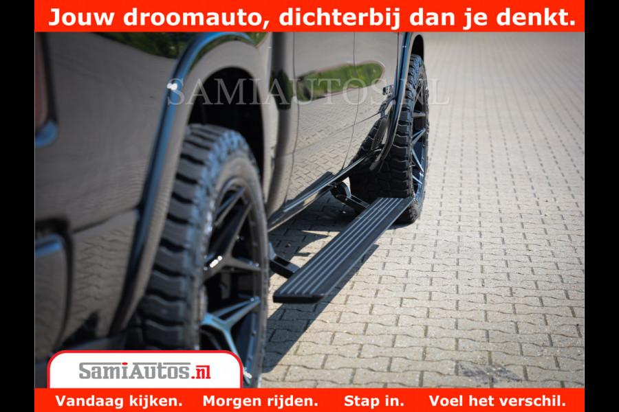 Dodge Ram 1500 Limited Night H.O 540HP 706Nm | Massage + Full Option | De Meest Luxe en Volle Pick-Up in zijn Klasse | Comfortabele Dubbele Cabine met Royale 5 Zitplaatsen | BPM vrij | Nu Leverbaar uit Voorraad | Voorraad Nr 2338 - 5404