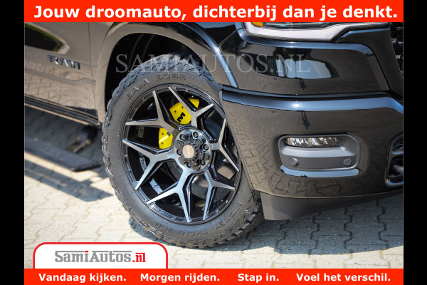Dodge Ram 1500 Limited Night H.O 540HP 706Nm | Massage + Full Option | De Meest Luxe en Volle Pick-Up in zijn Klasse | Comfortabele Dubbele Cabine met Royale 5 Zitplaatsen | BPM vrij | Nu Leverbaar uit Voorraad | Voorraad Nr 2338 - 5404