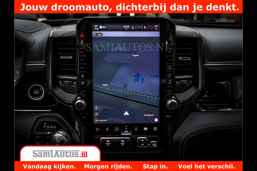Dodge Ram 1500 Limited Night H.O 540HP 706Nm | Massage + Full Option | De Meest Luxe en Volle Pick-Up in zijn Klasse | Comfortabele Dubbele Cabine met Royale 5 Zitplaatsen | BPM vrij | Nu Leverbaar uit Voorraad | Voorraad Nr 2338 - 5404