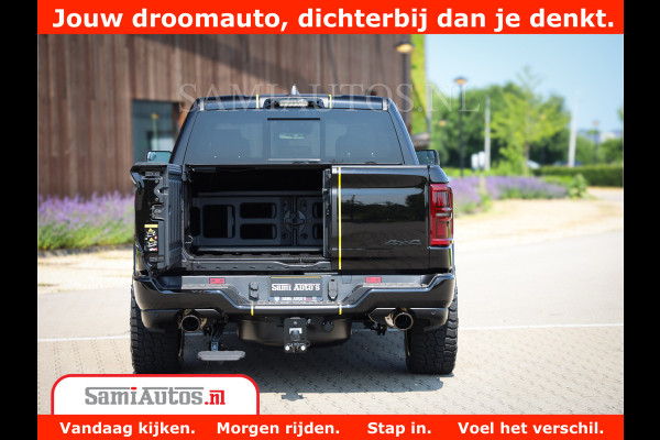 Dodge Ram 1500 Limited Night H.O 540HP 706Nm | Massage + Full Option | De Meest Luxe en Volle Pick-Up in zijn Klasse | Comfortabele Dubbele Cabine met Royale 5 Zitplaatsen | BPM vrij | Nu Leverbaar uit Voorraad | Voorraad Nr 2338 - 5404