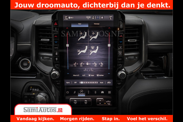 Dodge Ram 1500 Limited Night H.O 540HP 706Nm | Massage + Full Option | De Meest Luxe en Volle Pick-Up in zijn Klasse | Comfortabele Dubbele Cabine met Royale 5 Zitplaatsen | BPM vrij | Nu Leverbaar uit Voorraad | Voorraad Nr 2338 - 5404