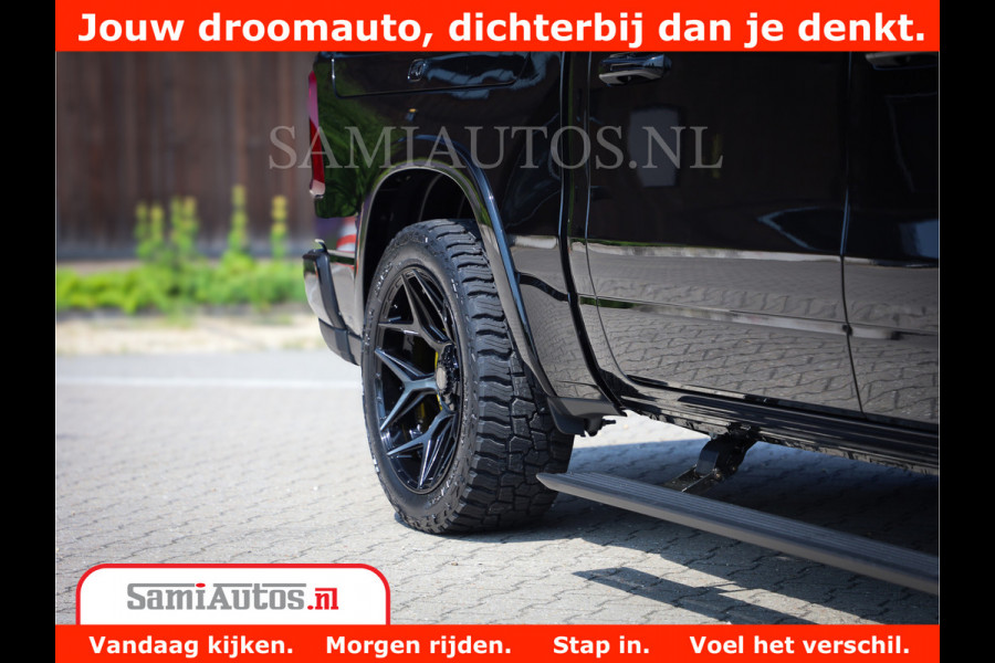 Dodge Ram 1500 Limited Night H.O 540HP 706Nm | Massage + Full Option | De Meest Luxe en Volle Pick-Up in zijn Klasse | Comfortabele Dubbele Cabine met Royale 5 Zitplaatsen | BPM vrij | Nu Leverbaar uit Voorraad | Voorraad Nr 2338 - 5404