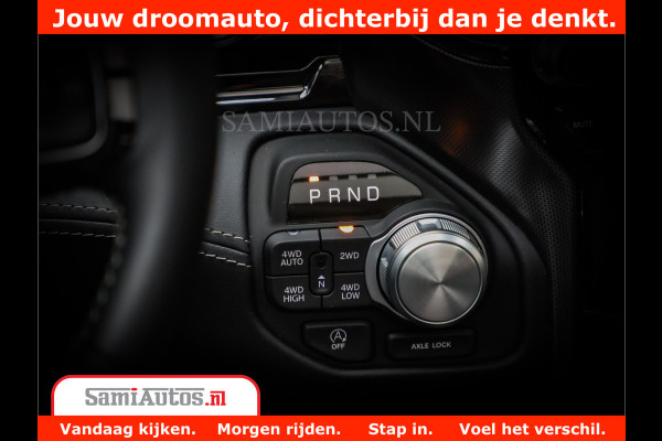 Dodge Ram 1500 Limited Night H.O 540HP 706Nm | Massage + Full Option | De Meest Luxe en Volle Pick-Up in zijn Klasse | Comfortabele Dubbele Cabine met Royale 5 Zitplaatsen | BPM vrij | Nu Leverbaar uit Voorraad | Voorraad Nr 2338 - 5404