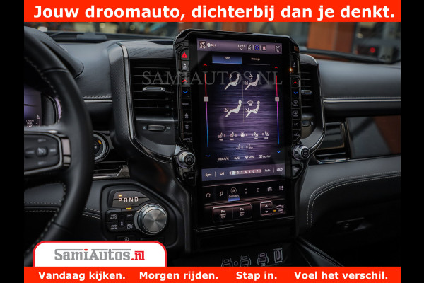 Dodge Ram 1500 Limited Night H.O 540HP 706Nm | Massage + Full Option | De Meest Luxe en Volle Pick-Up in zijn Klasse | Comfortabele Dubbele Cabine met Royale 5 Zitplaatsen | BPM vrij | Nu Leverbaar uit Voorraad | Voorraad Nr 2338 - 5404