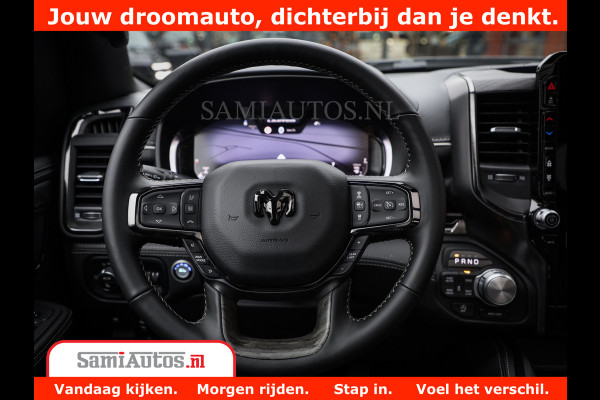 Dodge Ram 1500 Limited Night H.O 540HP 706Nm | Massage + Full Option | De Meest Luxe en Volle Pick-Up in zijn Klasse | Comfortabele Dubbele Cabine met Royale 5 Zitplaatsen | BPM vrij | Nu Leverbaar uit Voorraad | Voorraad Nr 2338 - 5404