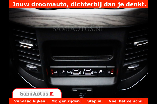 Dodge Ram 1500 Limited Night H.O 540HP 706Nm | Massage + Full Option | De Meest Luxe en Volle Pick-Up in zijn Klasse | Comfortabele Dubbele Cabine met Royale 5 Zitplaatsen | BPM vrij | Nu Leverbaar uit Voorraad | Voorraad Nr 2338 - 5404