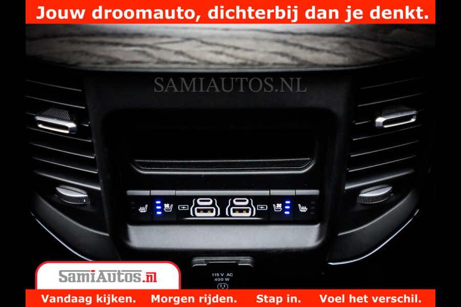 Dodge Ram 1500 Limited Night H.O 540HP 706Nm | Massage + Full Option | De Meest Luxe en Volle Pick-Up in zijn Klasse | Comfortabele Dubbele Cabine met Royale 5 Zitplaatsen | BPM vrij | Nu Leverbaar uit Voorraad | Voorraad Nr 2338 - 5404