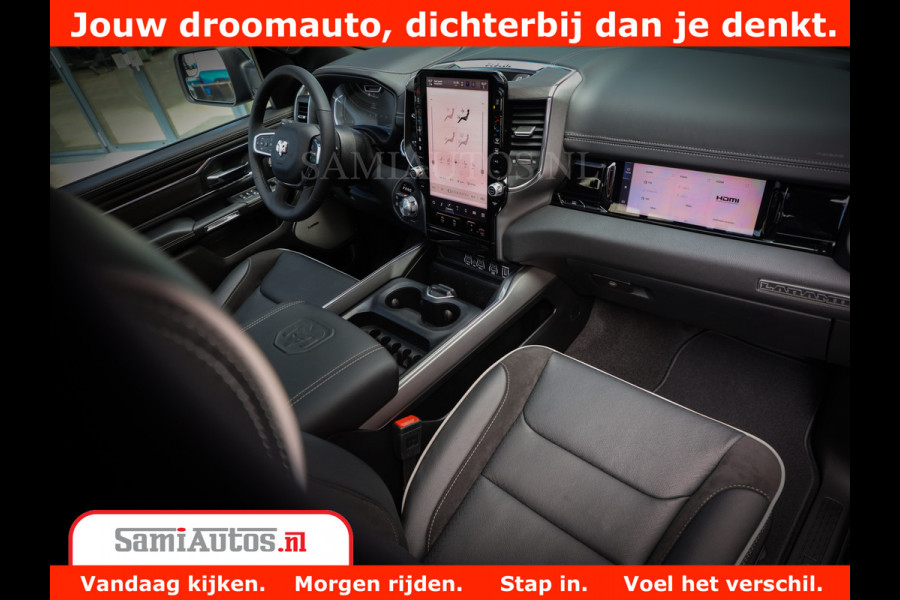 Dodge Ram 1500 Night Premium | Full Option | De Meest Luxe Pick-Up in zijn Klasse | Comfortabele Dubbele Cabine met Royale 5 Zitplaatsen | BPM vrij | Nu Leverbaar uit Voorraad | Voorraad Nr 2288 - 4952