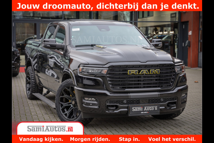 Dodge Ram 1500 Night Premium | Full Option | De Meest Luxe Pick-Up in zijn Klasse | Comfortabele Dubbele Cabine met Royale 5 Zitplaatsen | BPM vrij | Nu Leverbaar uit Voorraad | Voorraad Nr 2288 - 4952
