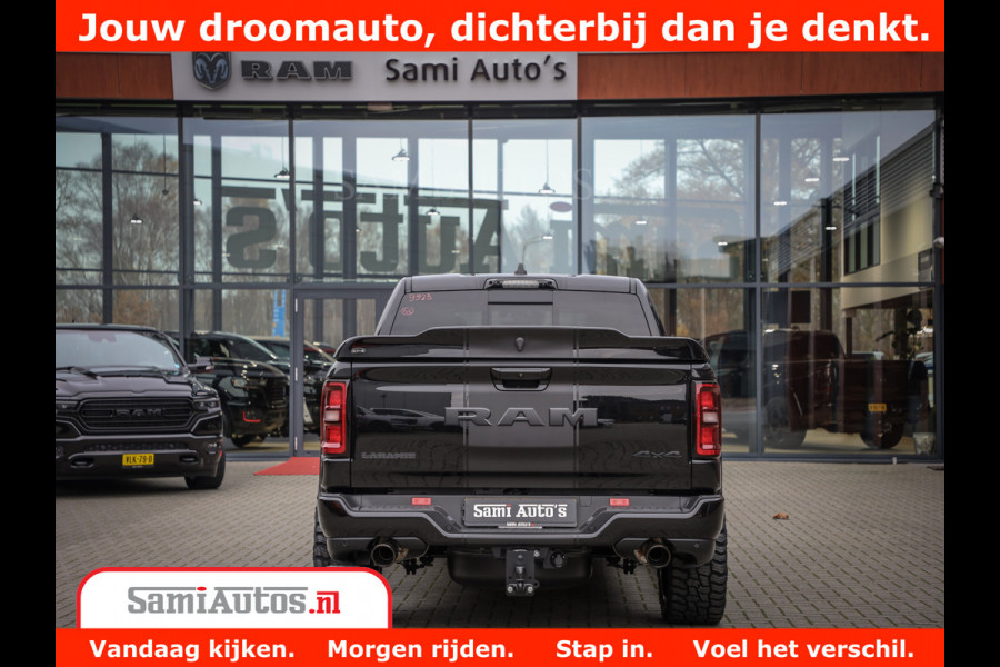 Dodge Ram 1500 Night Premium | Full Option | De Meest Luxe Pick-Up in zijn Klasse | Comfortabele Dubbele Cabine met Royale 5 Zitplaatsen | BPM vrij | Nu Leverbaar uit Voorraad | Voorraad Nr 2288 - 4952