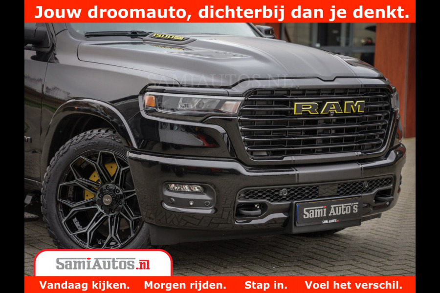Dodge Ram 1500 Night Premium | Full Option | De Meest Luxe Pick-Up in zijn Klasse | Comfortabele Dubbele Cabine met Royale 5 Zitplaatsen | BPM vrij | Nu Leverbaar uit Voorraad | Voorraad Nr 2288 - 4952