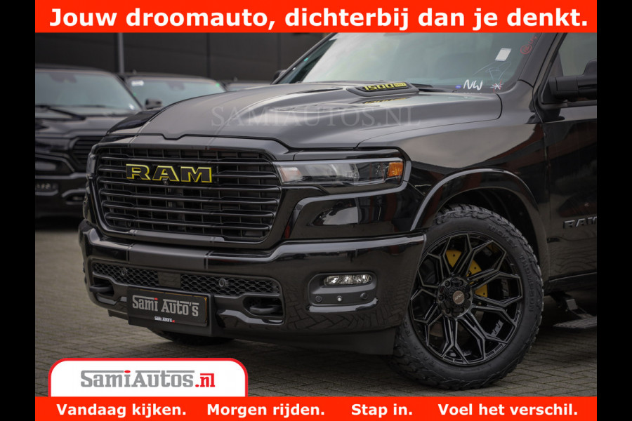 Dodge Ram 1500 Night Premium | Full Option | De Meest Luxe Pick-Up in zijn Klasse | Comfortabele Dubbele Cabine met Royale 5 Zitplaatsen | BPM vrij | Nu Leverbaar uit Voorraad | Voorraad Nr 2288 - 4952